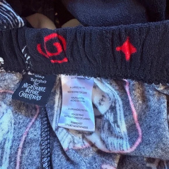 Nightmare Before Christmas Jack & Sally Graphic Pajama Pants - Picture 6 of 6